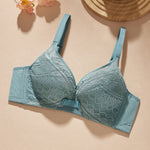 Oleno Elegant Lace Bras Underwear Small Bra Plus Size Wireless Adjustable Lace Women's Bra Breast Cover B C D E Cup Large Size