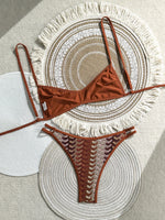 2026 Sexy Printed High Leg Cut Crochet Bikini Female Swimsuit Women Swimwear Two-pieces Bikini Set Bather Bathing Suit Swim Lady