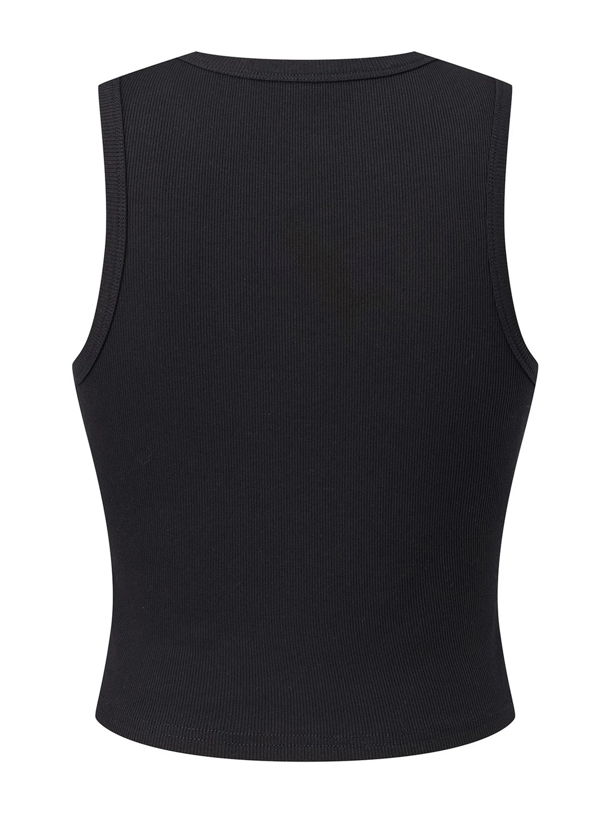 Summer Women's Tank Tops Rhinestone Printed Sleeveless Round Neck Ribbed Vest for Beach Club Daily Out Going Wear