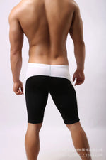 Men's Swimming Trunks Fitness Shorts Casaul Beach Vaction Style For Man Color Blocked Drawstring Elastic Waist Beach Shorts KD14