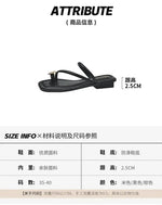Beach Flip Flop Clip Toe Women Flats Slippers Shoes Outdoor Casual Ladies Low Heel Slides