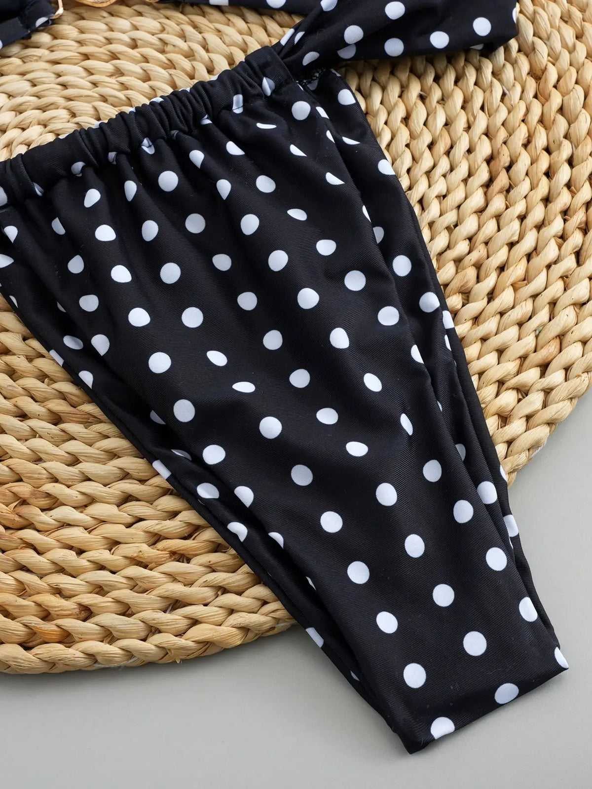 Sexy Polka Dot Bikini 2025 Women Swimsuit Two Pieces Swimwear Female Thong Bikinis Set Summer Bathing Suits Brazilian Biquini
