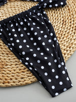 Sexy Polka Dot Bikini 2025 Women Swimsuit Two Pieces Swimwear Female Thong Bikinis Set Summer Bathing Suits Brazilian Biquini