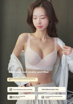 MOYISU Adjustable Anti-Sag Bra for Women, Big Bust Minimizer Wireless Bralette Lightweight No Spillage Comfort Plus Size Summer