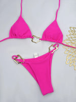 Triangle String Bikini 2026 Women Halter Swimsuit Solid Sexy Swimwear Female Bathers Bathing Swimming Swim Suit Beachwear