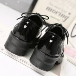 Spring Women Oxford Shoes Comfort Lady Brogue 2026Polish Designer Low-heeled Casual Shoes British Style Women Shoes