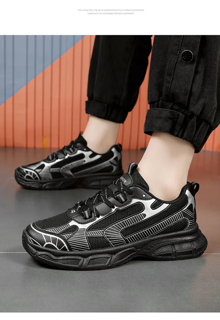 Sneakers Women TrendsPlatform Shoes Lightweight Outdoor Sports Shoes Breathable Running Shoes Lace Up Casual