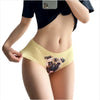 Cute Dog Print Girls Panties Sexy Wrap Buttocks Women's Knickers Yoga Sports Stretch Underpants Cotton-free crotch Lady Briefs