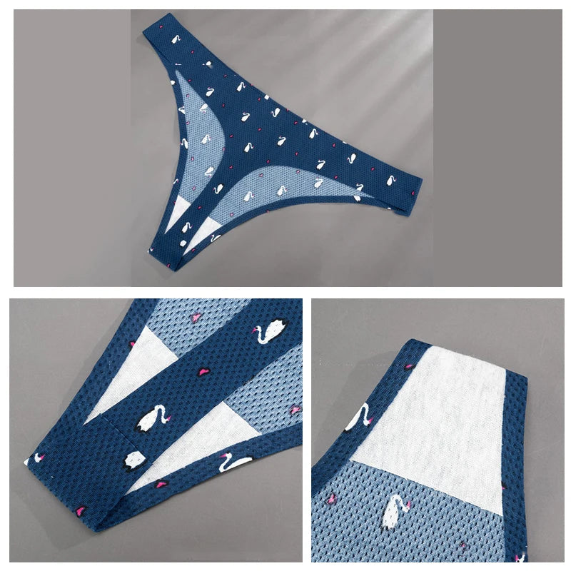 Women Thongs Fashion Floral Panties XS-XL Female Underpants Ladies Sexy Underwear Women Bikini Panty New Panties For Woman 2022