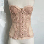 Spicy Girl Sexy Tight Corset Sexy Lace Hollow Out Sleeveless Strapless Tube Top 2025 Summer Fashion Women Street Trendy Tanks