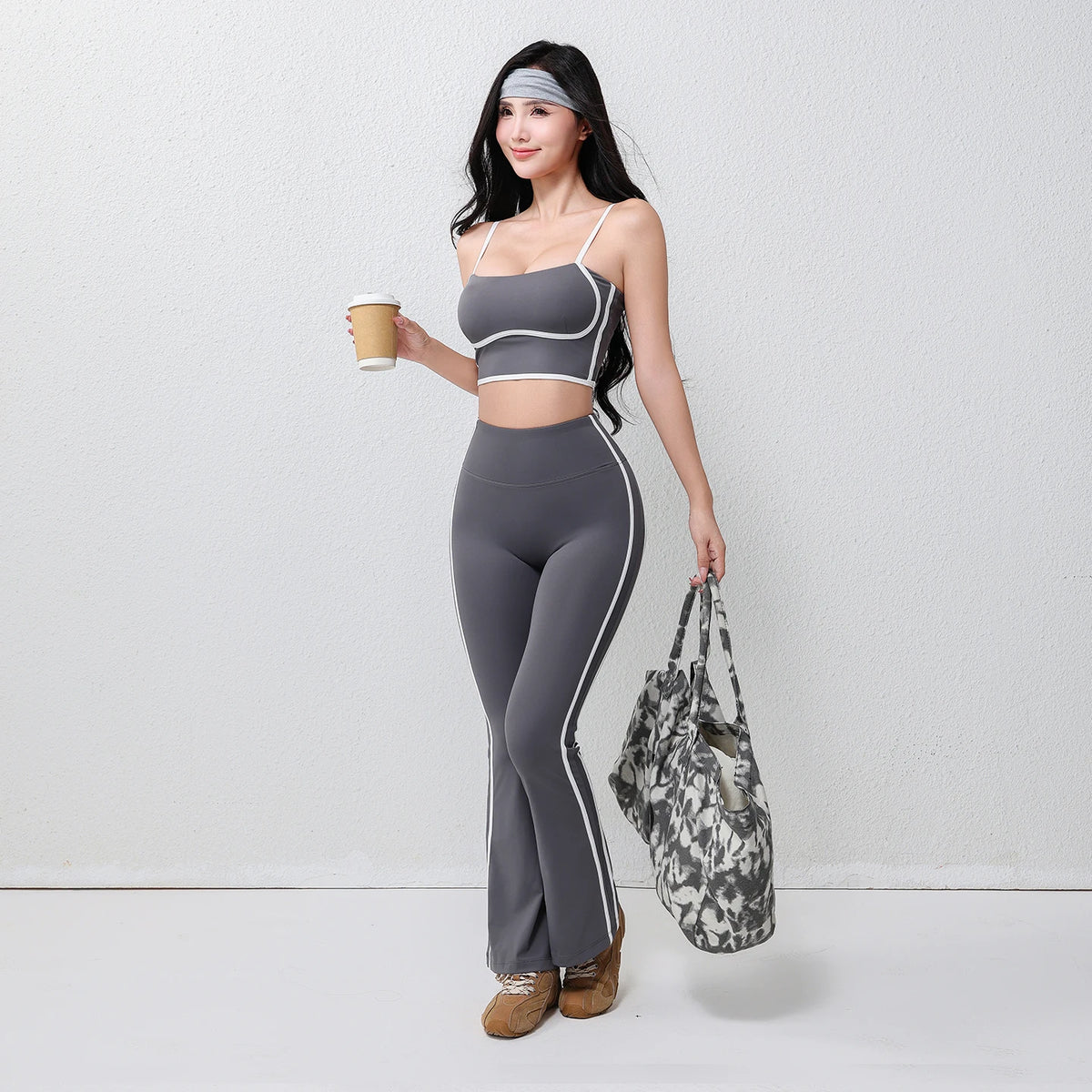 Fashionable Fitness Yoga Tank Top Shockproof Sports Bra Jumper - Comfortable Sports Wear for Women