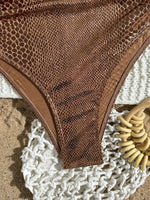 SnakeSkin Halter V Neck Backless One Piece Swimsuit Women Monokini Female Swimwear High Cut Bathing Suit Swim Bodysuit Beachwear