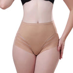 3Pcs/Set Shapewear Women Mid-Rise Shaping Briefs with Mesh Striped Back Plus Size Slimming Underwear Comfort Wear Panties M-3XL