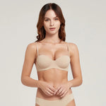 7 Color Women Seamless Underwear Sexy 1/2 Cup Push Up Bra Cotton Comfortable Underwie Brassiere Plus Size CD Cup Female Lingerie
