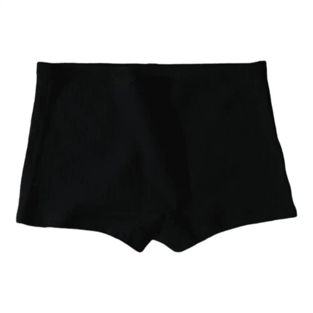 Women Underpants Seamless Mid Waist Cotton Solid Color Stretchy Boxers Anti-exposure Moisture-wicking Briefs Women Daily Wear