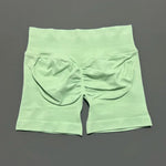 HISTELLO Impact Shorts 4.5" Women Fitness Sports Biker Shorts Low Waist Gym Short Workout Scrunch Butt Yoga Seamless Leggings