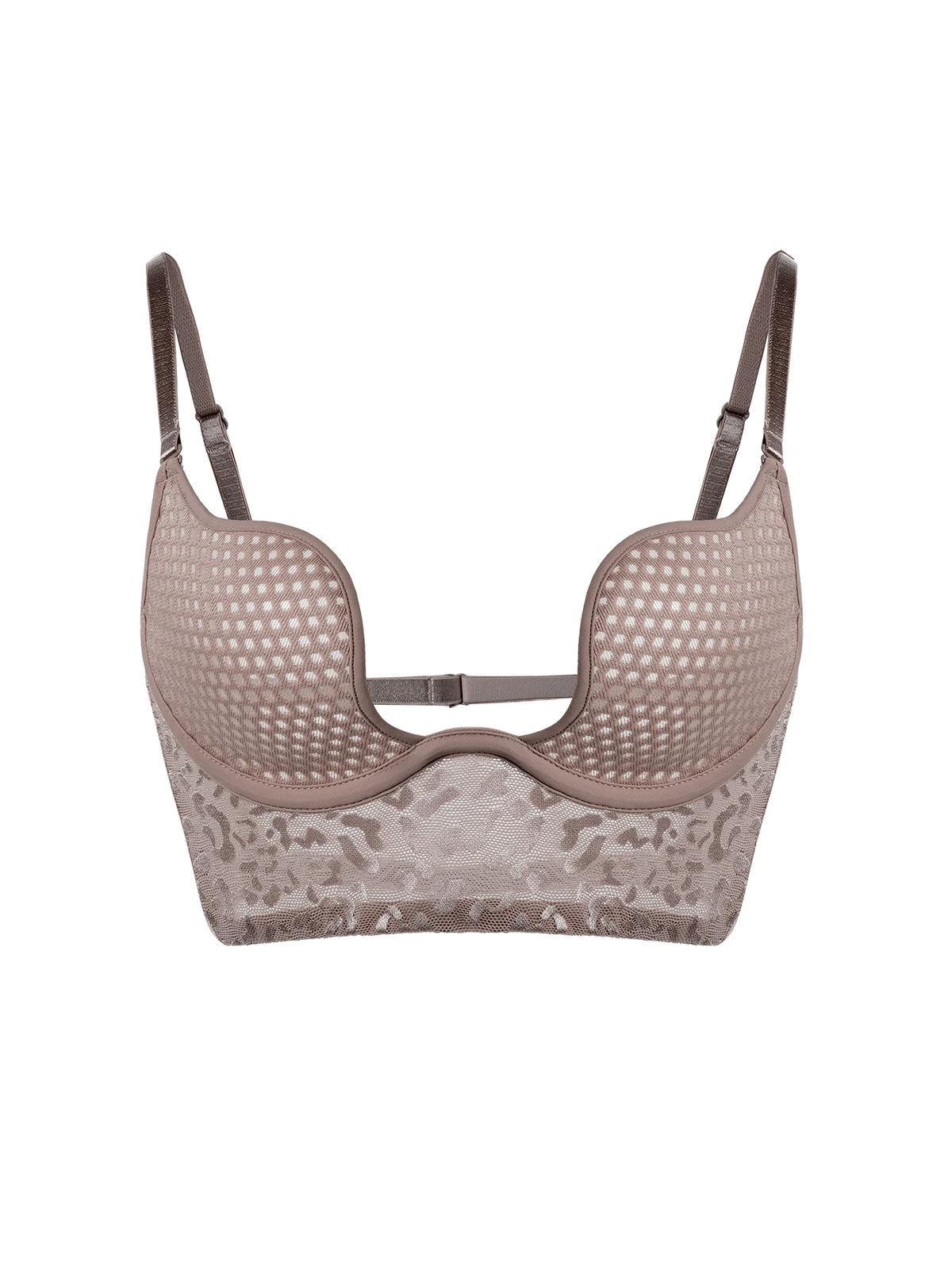stylish mesh breathable softsteel ring bra thin design with backless multiple wearing styles comfortable Lingerie underwear