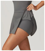 New Yoga Short Skirt Women Summer Comfortable Slit Yoga Skirt Fitness Outdoor Riding Skirt Anti-voyeur Sports Skirt High Quality