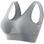 Women Mesh Panel Seamless Tank Bra Sports Wireless U Back V-Neck Vest Style Bralette Sexy Lingerie Multi Colors Intimates S-5XL