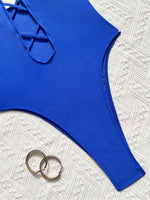 New Sexy High Neck Zipper Women Swimwear One Piece Swimsuit Female Monokini High cut Trikini Ribbed Bathing Suit Swim Bodysuit