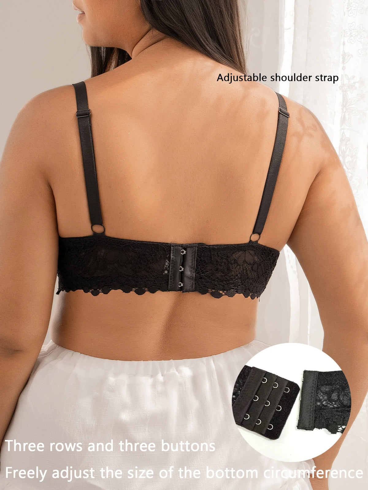 Large Size Lace Lingerie for Women Thin Push Up and Collection Lifting Underwear Comfy Anti Sagging Breast Brassiere