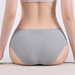3Pcs/Set Seamless Ice Silk Panties Women Low Waist Briefs Female Underpants Invisible Underwear Sexy Lingerie M-XL Intimates