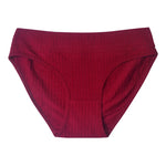 2Pcs/Set Cotton Panties Women Low Rise Underwear Solid Color Comfort Breathable Briefs Sexy Lingerire M-XL Seamless Intimates