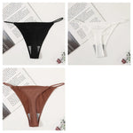 3Pcs/Set Women Panties G-String Seamless Underwear Low Rise Thongs Sexy Lingerie Female Thong G-String High Cut Panties