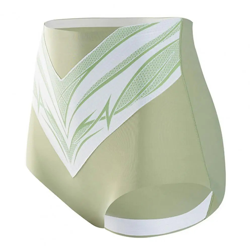Women Underpants High Waist Slimming Tummy Control Seamless Elastic Briefs Female Underwear for Daily Wear Sport