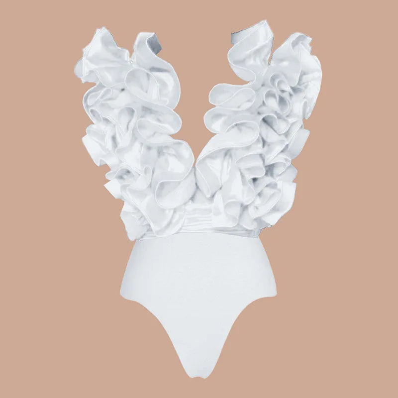 Sexy 3D Flower Bikini Set Brazilian Biquini Low Waist Swimwear Push Up SwimSuit Women Solid Swimwear Sexy Beach Wear Female