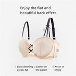 Big Chest Appears Smaller Thin Large Sizes Bra Gather Fold The Accessory Breast To Prevent Sagging Adjustable Text Bra SWD9013a