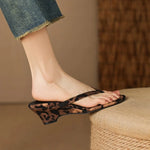 2026 Summer New Clip Toe Wedges Heel Women Slipper Fashion Slip On Flip Flop Shoes Ladies Concise Sandalias