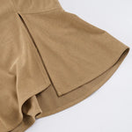 Trendix Women's Vintage Midi Skirt 2026 Summer High Waist Slim Ruffle Fishtail Skirts Party Side Slit Elegant Embroidery Skirt