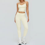 Women Yoga Set 2/3PCS Gym Clothes Long Sleeved Sportswear Yoga Suits Fitness Tracksuits Sport Outfits Crop Tank Bra Gym Leggings