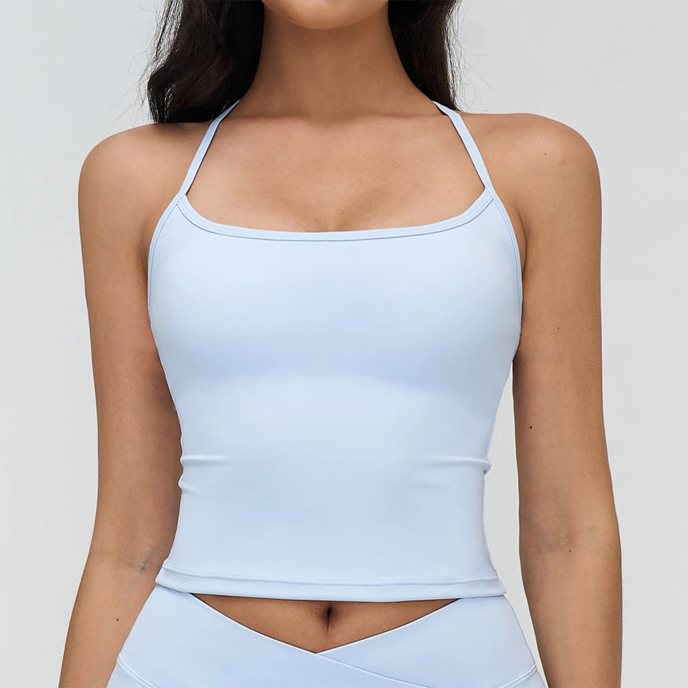 High Summer Fitness Bra Workout Top Gym Underwear Fitness Sports Bra Athletic Sport Bra Women Backless Push Up Gym Yoga Crop Top