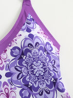 2026 Printed Strappy Swimsuit One Piece & Beach Dress Sexy Swimwear Women Bathing Swimming Swim Suit Female Padded Beachwear