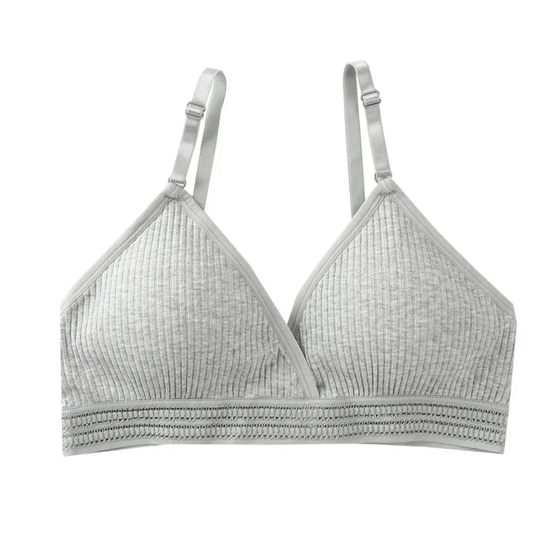 Push-Up Bras For Women Non-wire Brassiere V-neck Underwear 3/4 Cup Padded Lingerie Female Comfort Intimates
