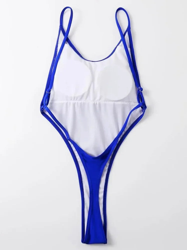 Sexy Extreme Mini Micro Thong One Piece Swimsuit Women Swimwear Female Backless Monokini High Cut Bathing Suit Swim Beach Wear