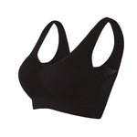 S-6XL Hollow Out Women Sport Bra Fitness Yoga Running Vest Underwear Padded Crop Tops Underwear wireless gym top bras Breathable