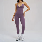 2PCS Yoga Suit Sports Set Women Fitness Quick-Drying Gym Tracksuit Running Nude Feeling Workout Outfit Sport Bra Leggings Suit