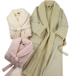 2026 Autumn Winter New Thick Coral Fleece Couple Bathrobe, Long Flannel Robe for Men Women Warm Home Pajamas Loungewear