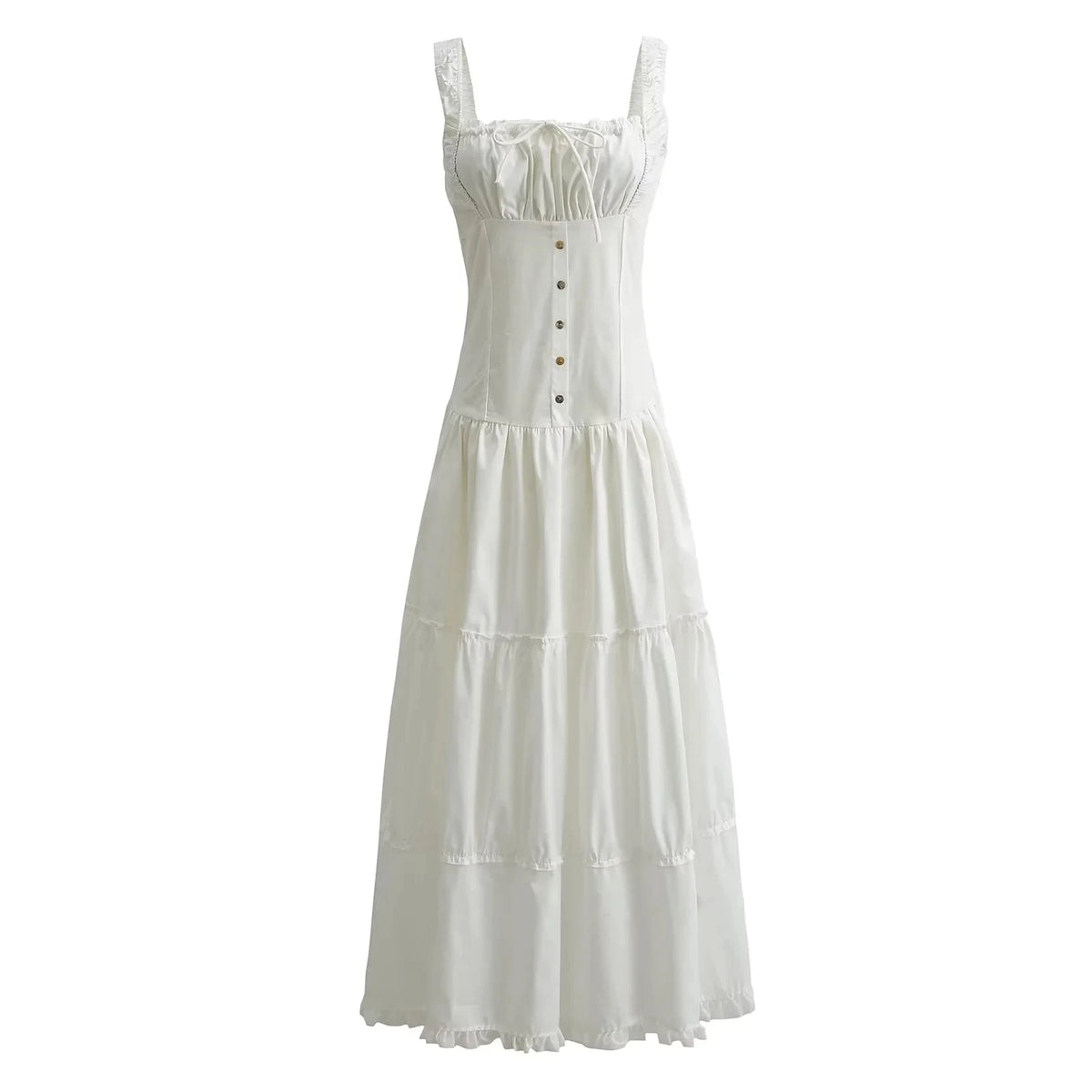 Bowknot White Summer Women's Dress Elegant Tank Beach Long Sundress Vestidos Sleeveless Holiday Chic Black Slim Maxi Dress 2025