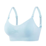 Nursing women's Wire-free Front Buckle Pregnant Bra Plus Size Nursing Adjustable Push-up Bra Underwear Plus Up