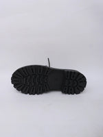 Women Spring New Black Platform Flats Shoes Women Loafers Slip on Boat Shoes Designer Casual Leather Oxfords 2026
