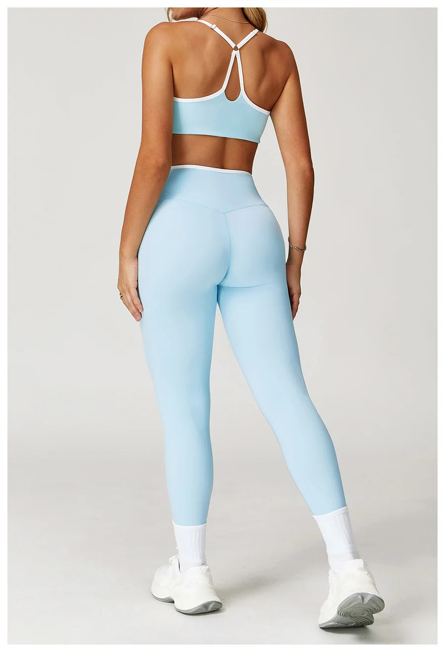 Sportswear Woman Gym Sports Bra Shorts Leggings 2 Piece Set Workout Naked Feeling Seamless Female Fitness Clothing Tracksuits
