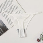 1PC Women Thongs Seamless G-String Panties High Leg Cut Sexy Lingerie Low Waist Underwear Female T-Back M-L