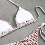 2026 Halter String Bikinis Sexy Triangle Swimsuit Women Plaid Swimwear Female Bathers Bathing Swimming Swim Suit Beachwear