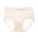 Girls' Ice Silk Underwear Seamless Pure Desire Mid-waist Briefs Breathable and Comfortable