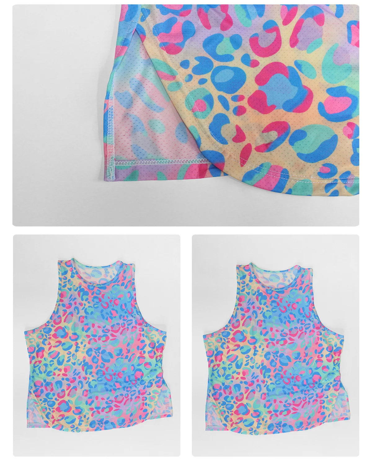 Sports Training Fitness Set Women Summer Ice Tie Dye Gradient Floral T Shirts High Elasticity Hip Lifting Shorts Yoga Sets