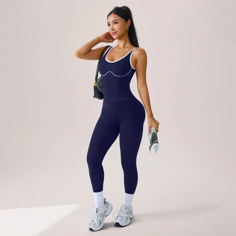 Women Seamless Bodysuit Sportswear Woman Gym Jumpsuits Sport Woman Clothing Yoga Clothes Outfit Fitness Women Sports Overall